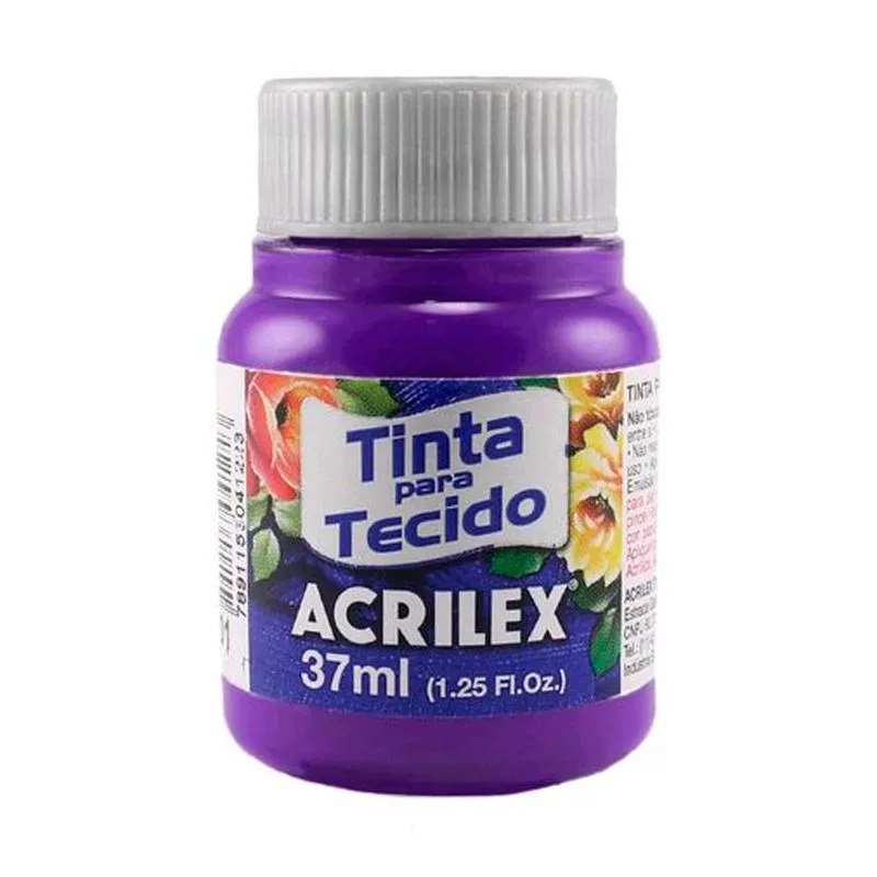 TINTA TECIDO ACRILEX ROSAS / LILAS 